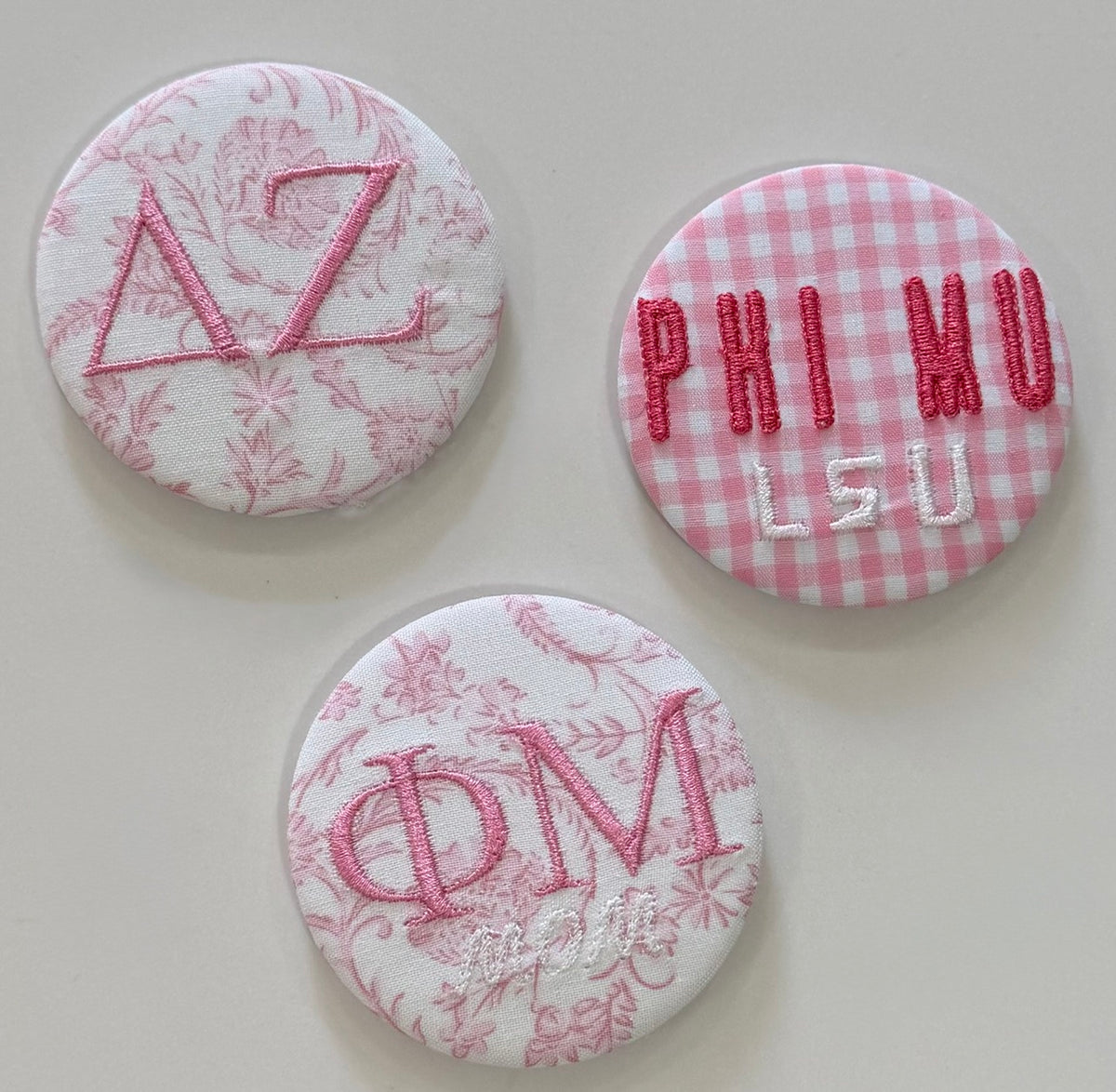 Embroidered Buttons