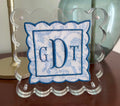 Custom Acrylic Scalloped Frame