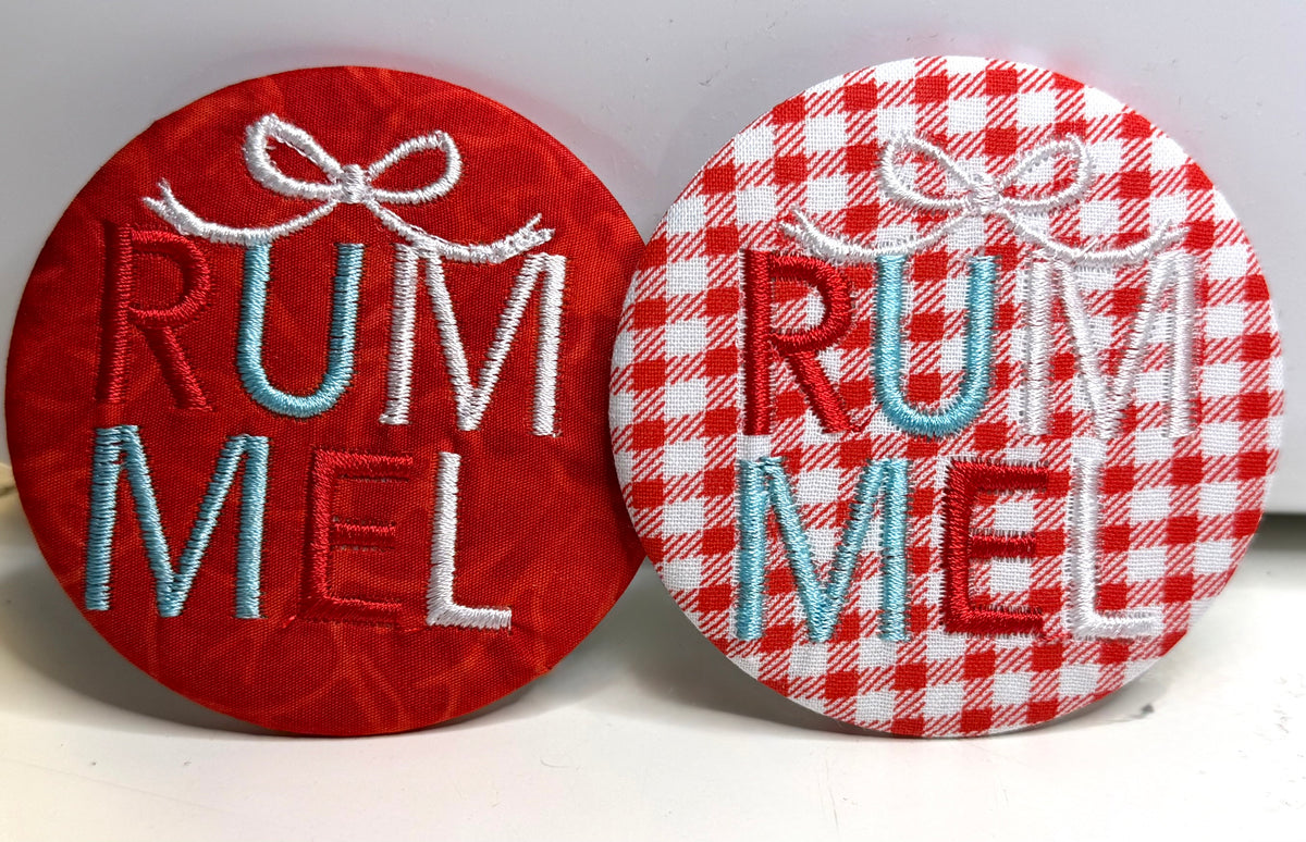 Embroidered Buttons